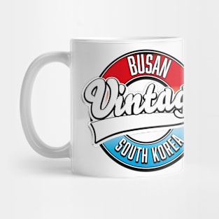 Busan south korea vintage logo Mug